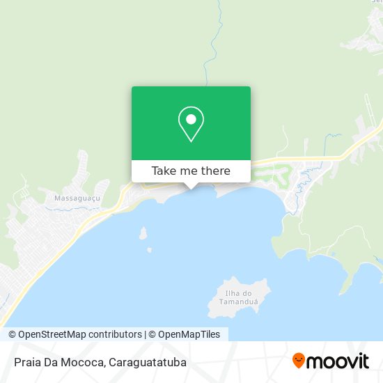 Mapa Praia Da Mococa