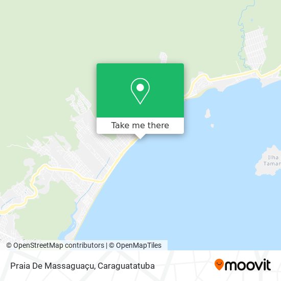 Mapa Praia De Massaguaçu