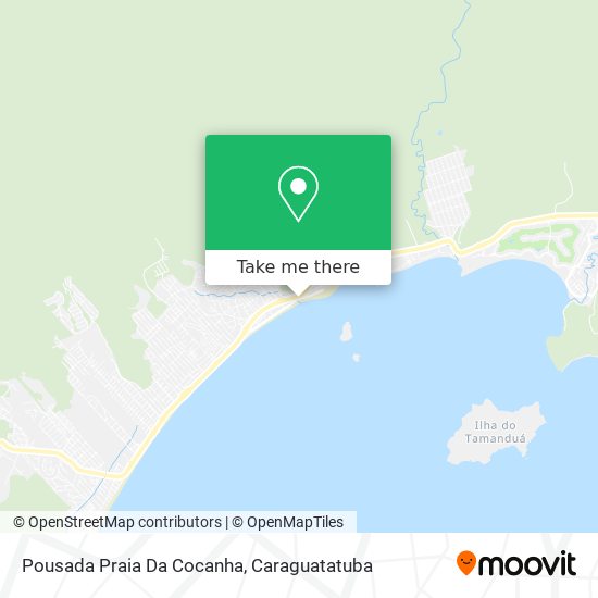 Mapa Pousada Praia Da Cocanha