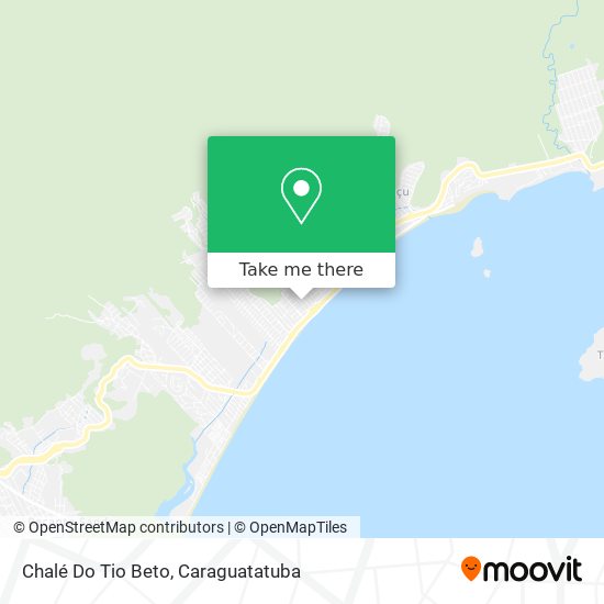 Mapa Chalé Do Tio Beto