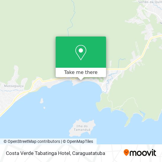 Costa Verde Tabatinga Hotel map