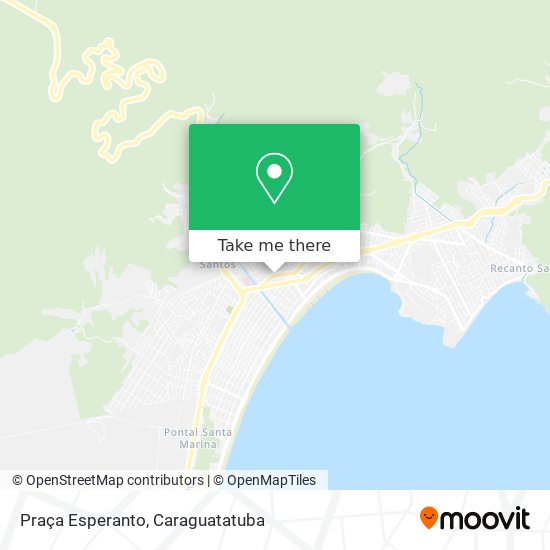 Praça Esperanto map