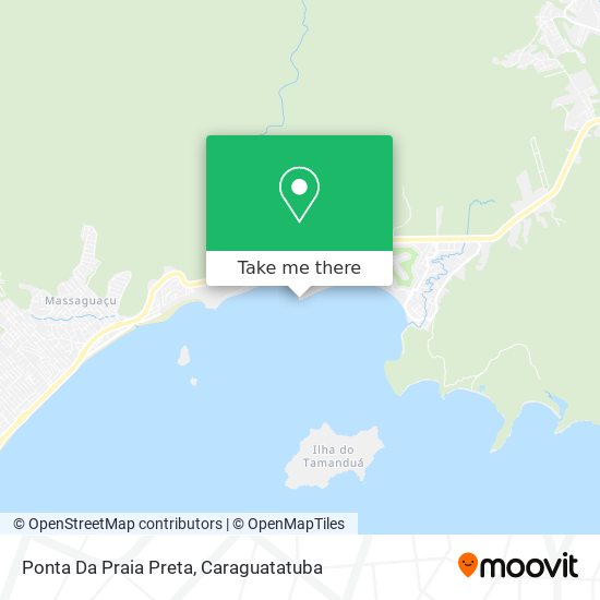 Ponta Da Praia Preta map