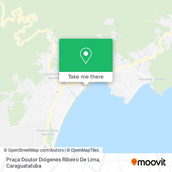 Mapa Praça Doutor Diógenes Ribeiro De Lima