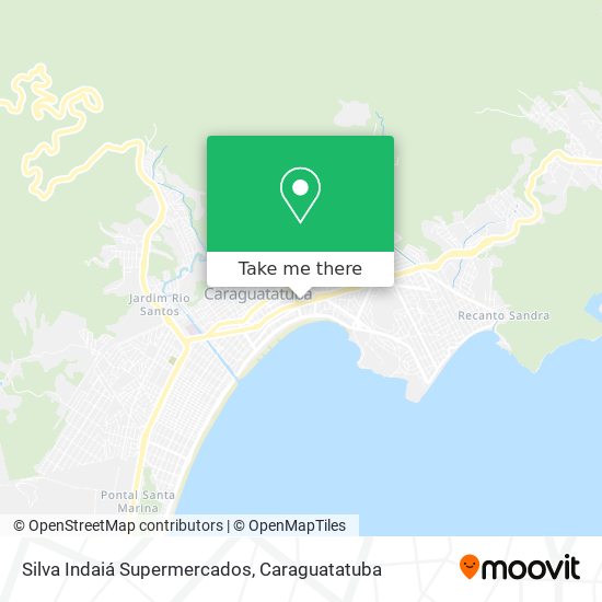 Silva Indaiá Supermercados map