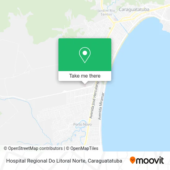 Hospital Regional Do Litoral Norte map
