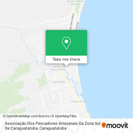 Associação Dos Pescadores Artezanais Da Zona Sul De Caraguatatuba map