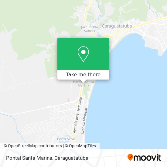 Mapa Pontal Santa Marina