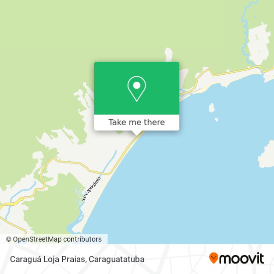 Mapa Caraguá Loja Praias