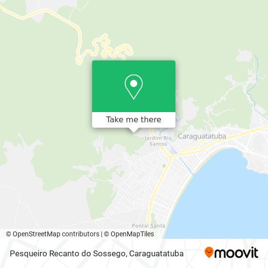 Pesqueiro Recanto do Sossego map