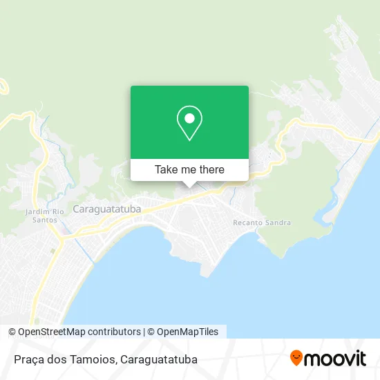 Praça dos Tamoios map
