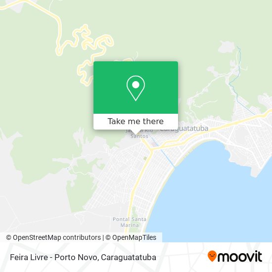 Mapa Feira Livre - Porto Novo