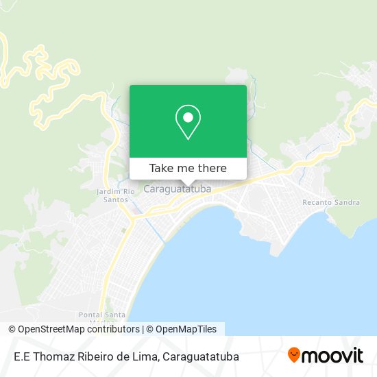 E.E Thomaz Ribeiro de Lima map