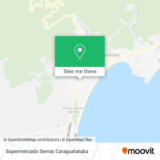 Supermercado Semar map