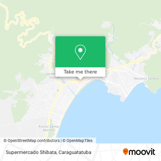 Supermercado Shibata map