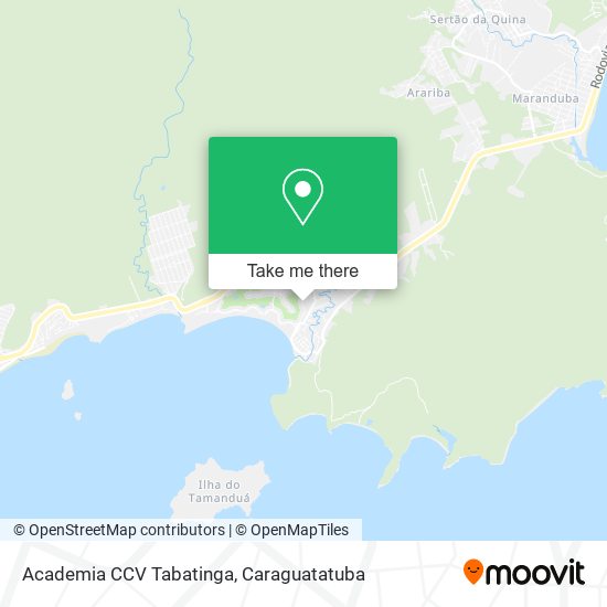Academia CCV Tabatinga map