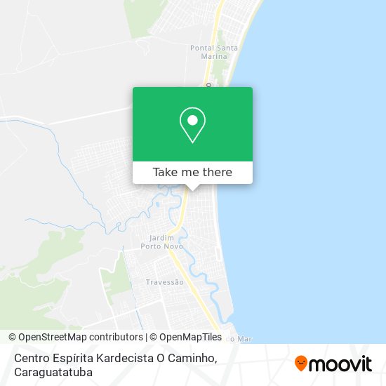 Mapa Centro Espírita Kardecista  O Caminho