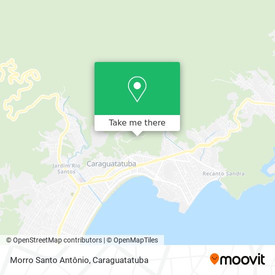 Morro Santo Antônio map