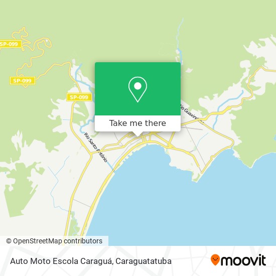 Auto Moto Escola Caraguá map