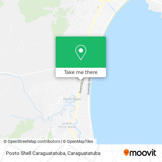 Posto Shell Caraguatatuba map