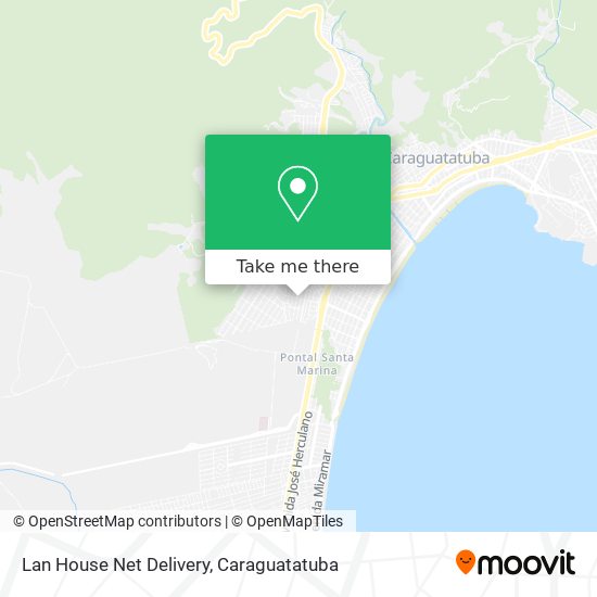 Mapa Lan House Net Delivery