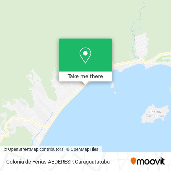 Mapa Colônia de Férias AEDERESP