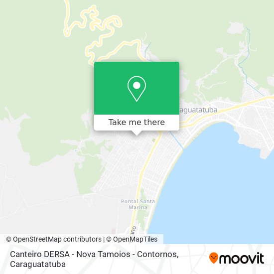 Canteiro DERSA - Nova Tamoios - Contornos map