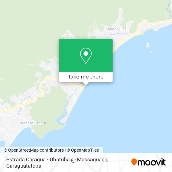 Mapa Estrada Caraguá - Ubatuba @ Massaguaçú