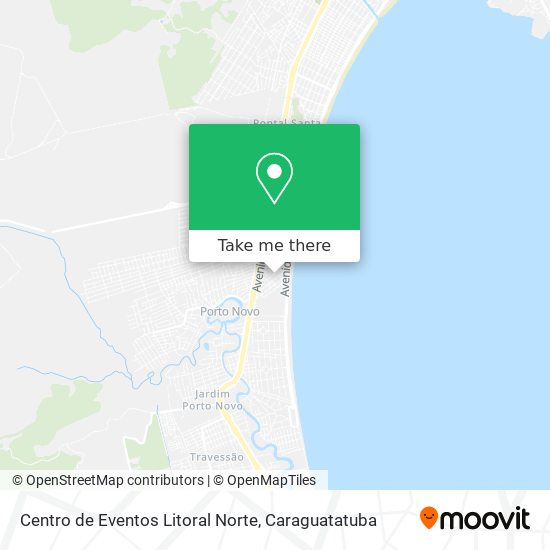 Mapa Centro de Eventos Litoral Norte