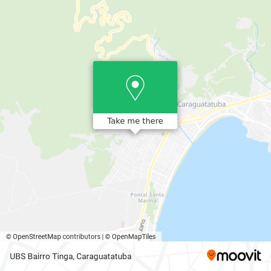 Mapa UBS Bairro Tinga