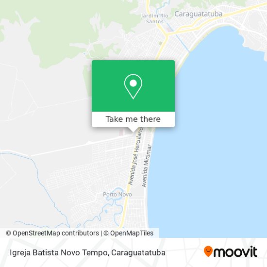 Mapa Igreja Batista Novo Tempo