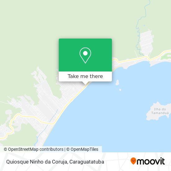 Quiosque Ninho da Coruja map