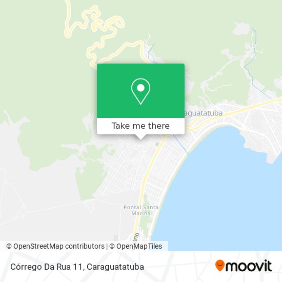 Córrego Da Rua 11 map