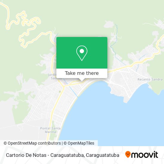 Cartorio De Notas - Caraguatatuba map