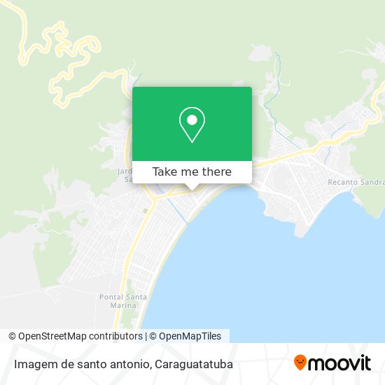 Mapa Imagem de santo antonio