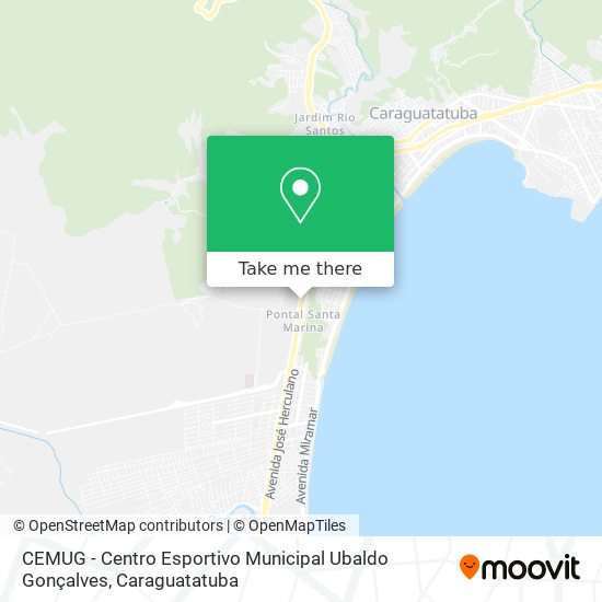 CEMUG - Centro Esportivo Municipal  Ubaldo Gonçalves map
