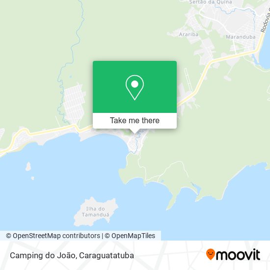 Camping do João map