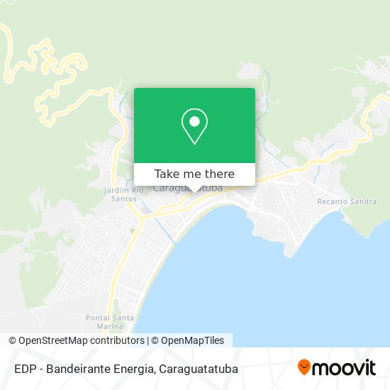 EDP - Bandeirante Energia map