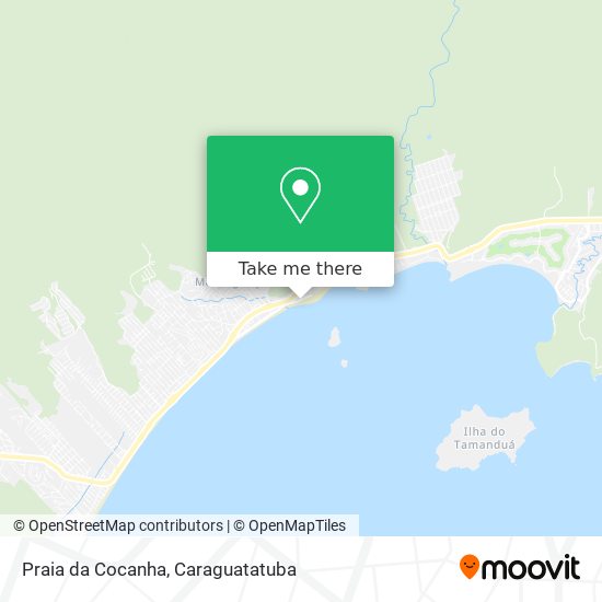 Praia da Cocanha map