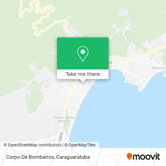 Corpo De Bombeiros map