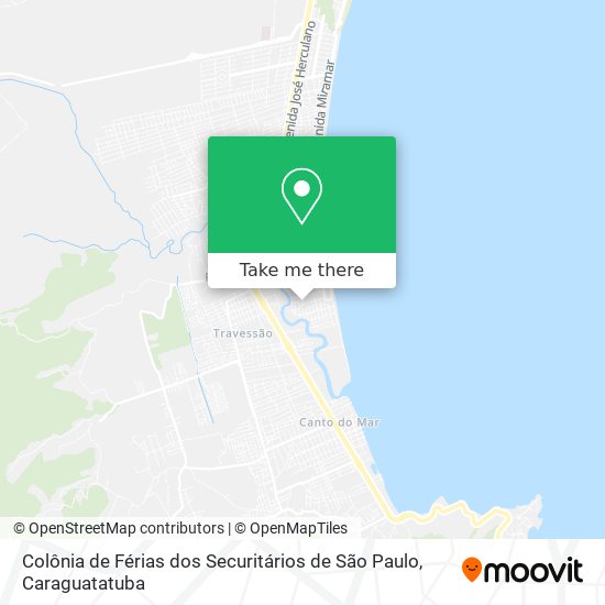Colônia de Férias dos Securitários de São Paulo map