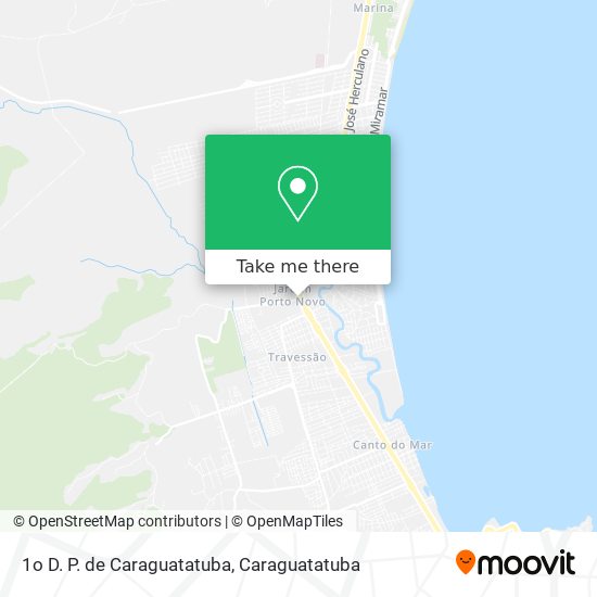 1o D. P. de Caraguatatuba map