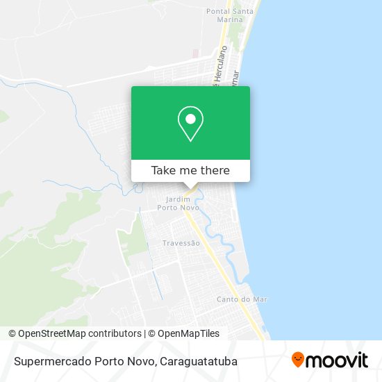 Mapa Supermercado Porto Novo