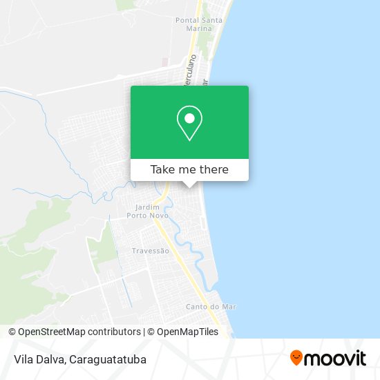 Vila Dalva map