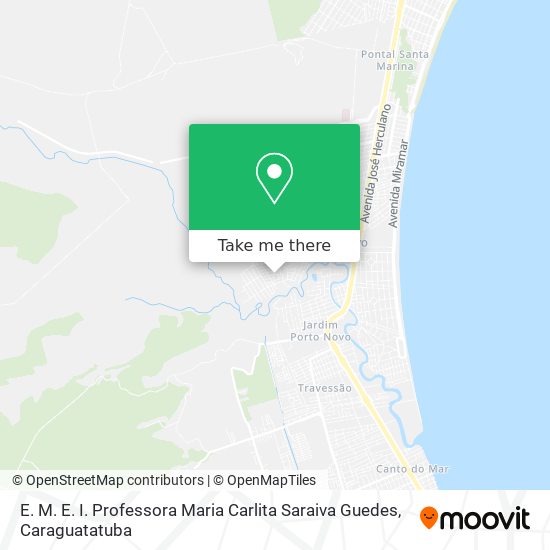 Mapa E. M. E. I. Professora Maria Carlita Saraiva Guedes