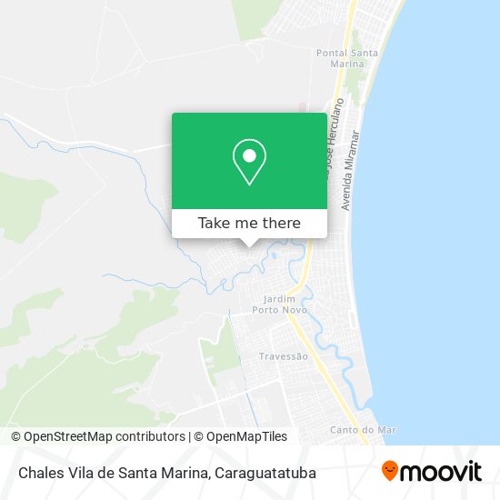 Mapa Chales Vila de Santa Marina