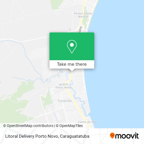 Litoral Delivery Porto Novo map