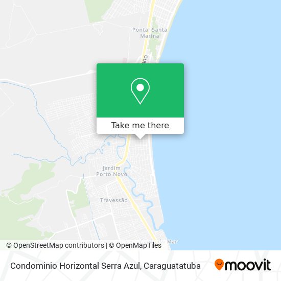 Condominio Horizontal Serra Azul map