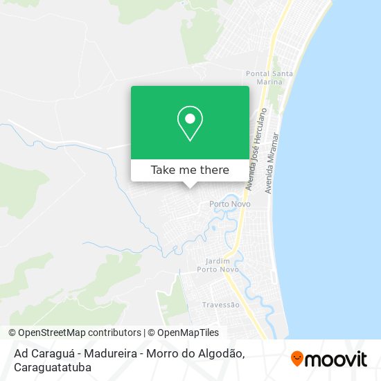 Mapa Ad Caraguá - Madureira - Morro do Algodão