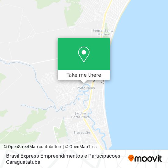 Mapa Brasil Express Empreendimentos e Participacoes
